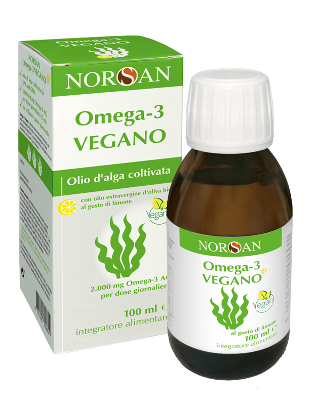 NORSAN OMEGA 3 VEGANO 100 ML AL GUSTO DI LIMONE - Parafarmacia Mostacciano