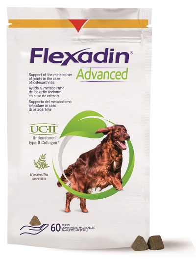 FLEXADIN ADVANCED CANE TUTTE LE TAGLIE 60 TAVOLETTE APPETIBILI - Parafarmacia Mostacciano