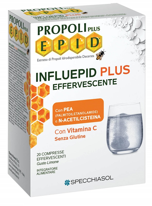 INFLUEPID PLUS EFFERVESCENTE PEA 20 COMPRESSE - Parafarmacia Mostacciano