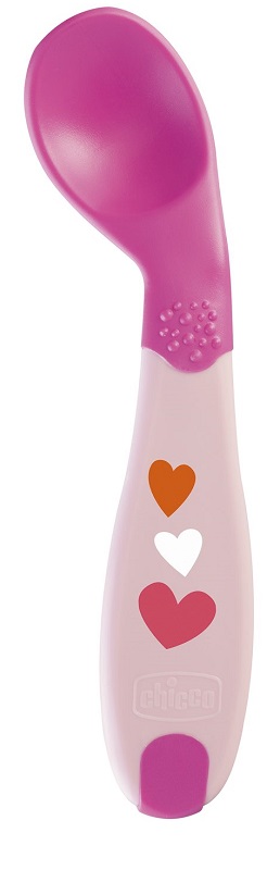 CHICCO CUCCHIAIO ANGOLATO 8M+ ROSA - Parafarmacia Mostacciano