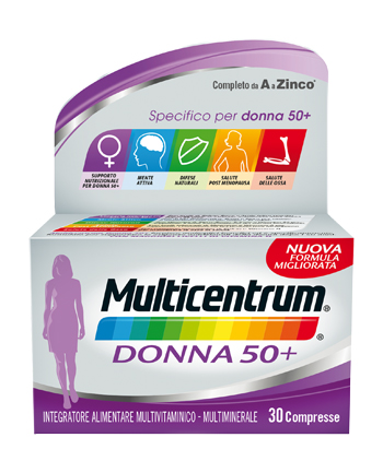 MULTICENTRUM DONNA 50+ 60 COMPRESSE - Parafarmacia Mostacciano