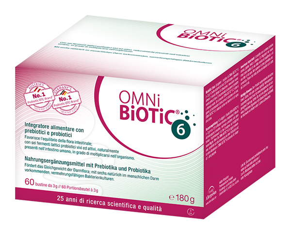 OMNI BIOTIC 6 POLVERE 60 BUSTINE DA 3 G - Parafarmacia Mostacciano