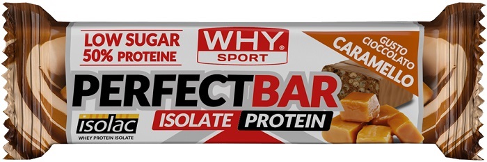WHYSPORT PERFECT BAR CIOCCOLATO CARAMELLO 50 G - Parafarmacia Mostacciano