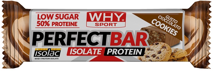 WHYSPORT PERFECT BAR CIOCCOLATO BISCOTTO 50 G - Parafarmacia Mostacciano