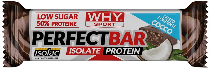 WHYSPORT PERFECT BAR FONDENTE COCCO 50 G - Parafarmacia Mostacciano