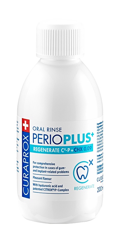 CURAPROX PERIOPLUS+ REGENERATE CHX 0,09% 200 ML - Parafarmacia Mostacciano