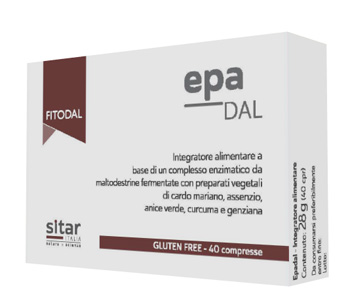 EPADAL 40 COMPRESSE FITODAL - Parafarmacia Mostacciano