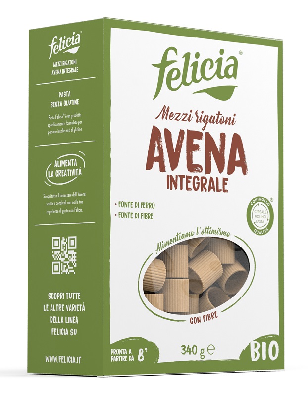 FELICIA MEZZI RIGATONI AVENA 340 G - Parafarmacia Mostacciano