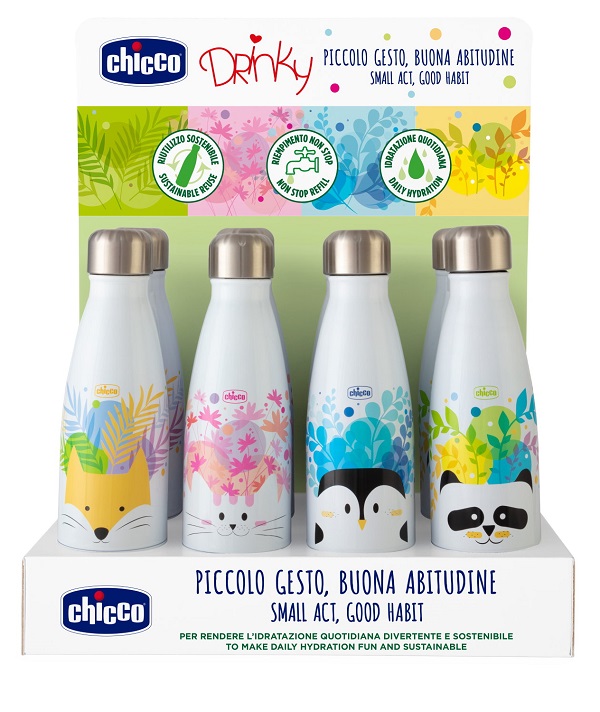 CHICCO BORRACCIA INOX 350 ML - Parafarmacia Mostacciano