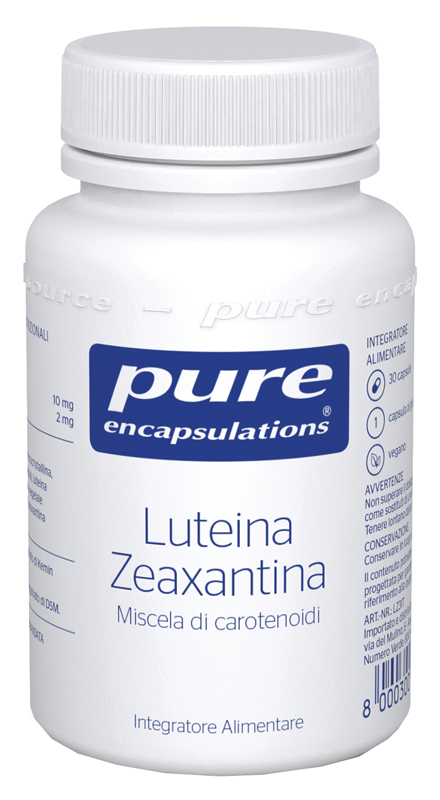 PURE ENCAPSULATIONS LUTEINA/ZEAXANTINA 30 CAPSULE - Parafarmacia Mostacciano