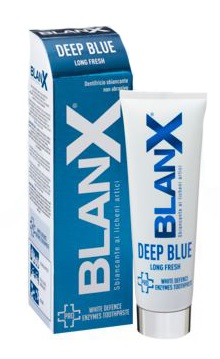 BLANX DEEP BLUE DENTIFRICIO SBIANCANTE NON ABRASIVO 25 ML - Parafarmacia Mostacciano