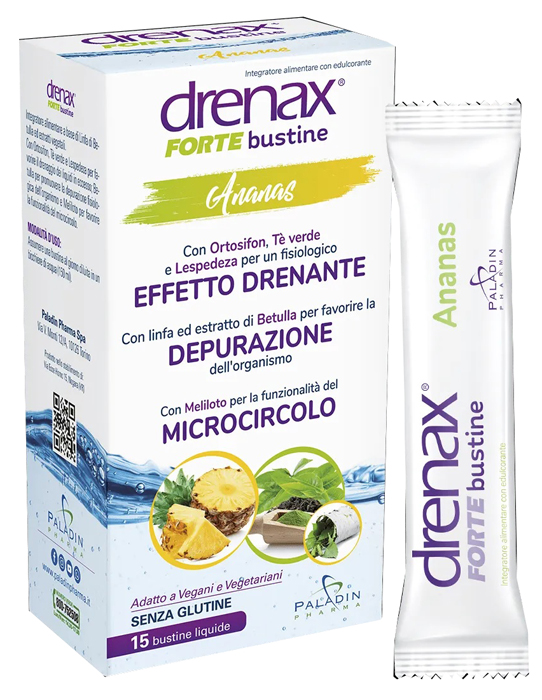DRENAX FORTE ANANAS 15 STICK PACK - Parafarmacia Mostacciano