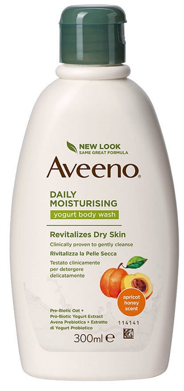 AVEENO BAGNO DOCCIA YOGURT ALBICOCCA & MIELE 300 ML - Parafarmacia Mostacciano
