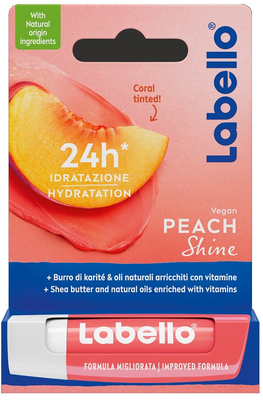LABELLO PEACH SHINE 5 G - Parafarmacia Mostacciano