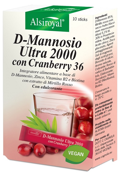D MANNOSIO ULTRA 2000 CRANBERRY 10 STICK - Parafarmacia Mostacciano