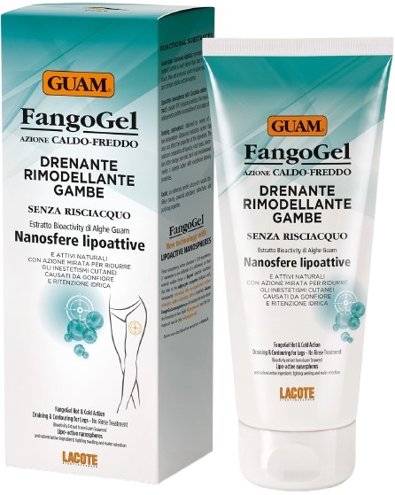 GUAM FANGOGEL DRENANTE RIMODELLANTE GAMBE 200 ML - Parafarmacia Mostacciano
