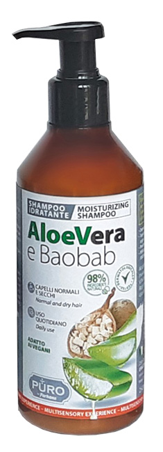 PURO SHAMPOO ALOE E BAOBAB 250 ML - Parafarmacia Mostacciano