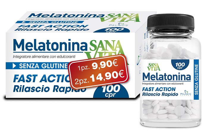 SANAVITA MELATONINA 100 COMPRESSE - Parafarmacia Mostacciano
