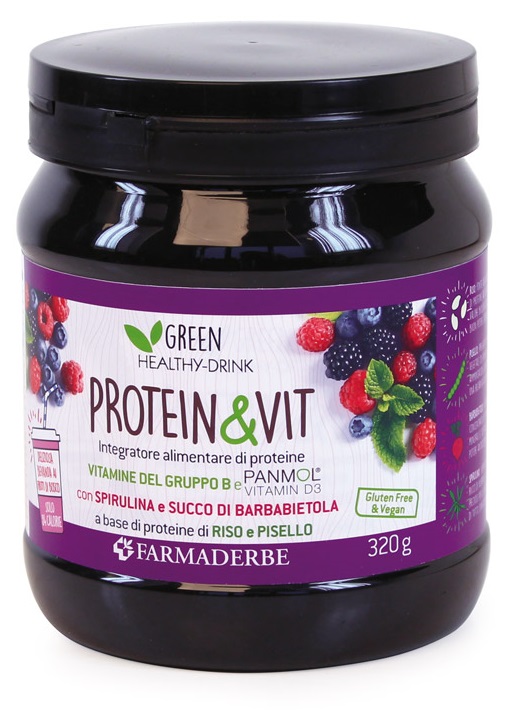 PROTEIN & VIT FRUTTI DI BOSCO 320 G - Parafarmacia Mostacciano