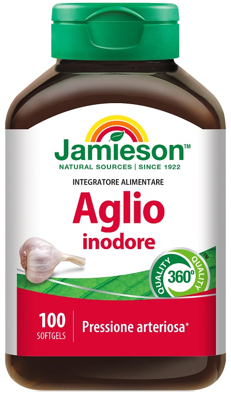 JAMIESON AGLIO INODORE 100 SOFTGEL - Parafarmacia Mostacciano