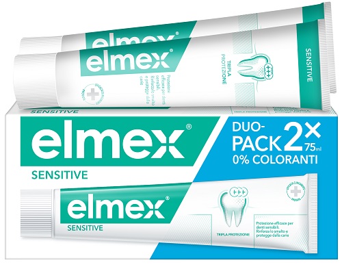 ELMEX SENSITIVE DENTIFRICIO BITUBO 2X75 ML - Parafarmacia Mostacciano