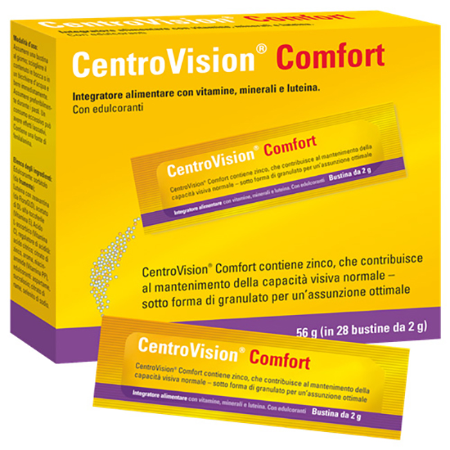 CENTROVISION COMFORT 28 BUSTINE GUSTO ARANCIA - Parafarmacia Mostacciano