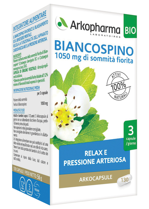ARKO CAPSULE BIANCOSPINO BIO 45 CAPSULE - Parafarmacia Mostacciano