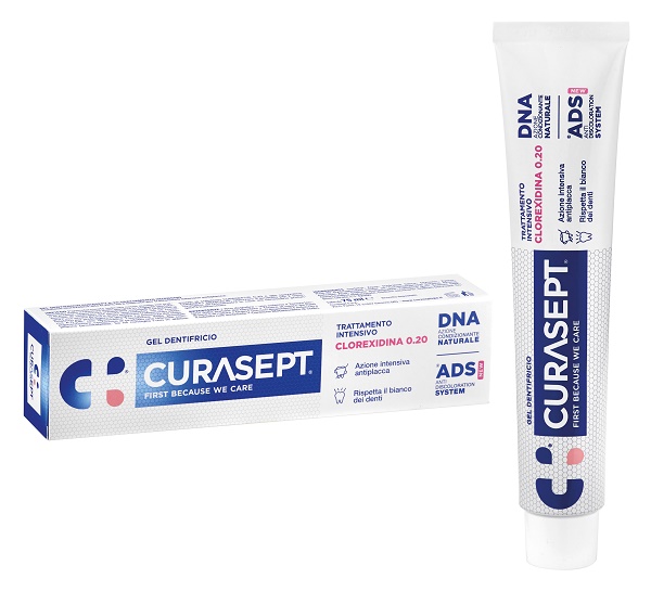 CURASEPT DENTIFRICIO 0,20 75 ML ADS+DNA - Parafarmacia Mostacciano