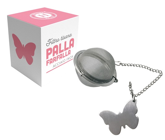 HIMALAYA FILTRO TISANA PALLA FARFALLA IN ACCIAIO INOX - Parafarmacia Mostacciano