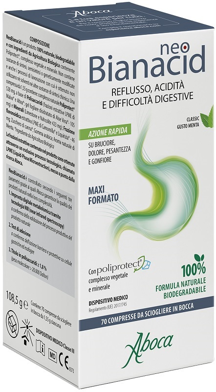 NEOBIANACID 70 COMPRESSE MASTICABILI - Parafarmacia Mostacciano