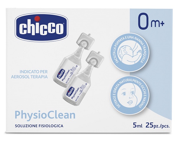 CHICCO SOLUZIONE PHYSIOCLEAN 5 ML 25 PEZZI - Parafarmacia Mostacciano