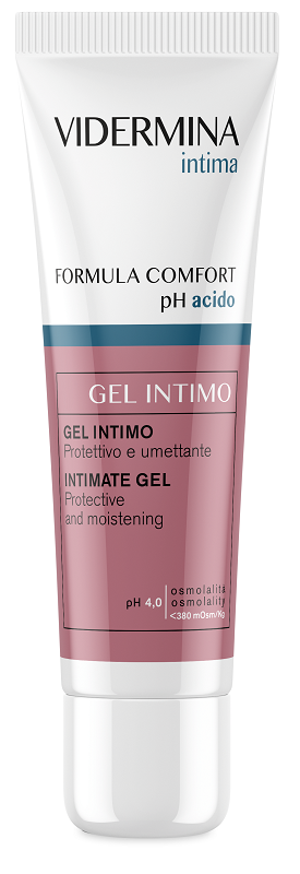 VIDERMINA INTIMA FORMULA COMFORT PH ACIDO GEL INTIMO PROTETTIVO E UMETTANTE NUOVA FORMULA 30 ML - Parafarmacia Mostacciano