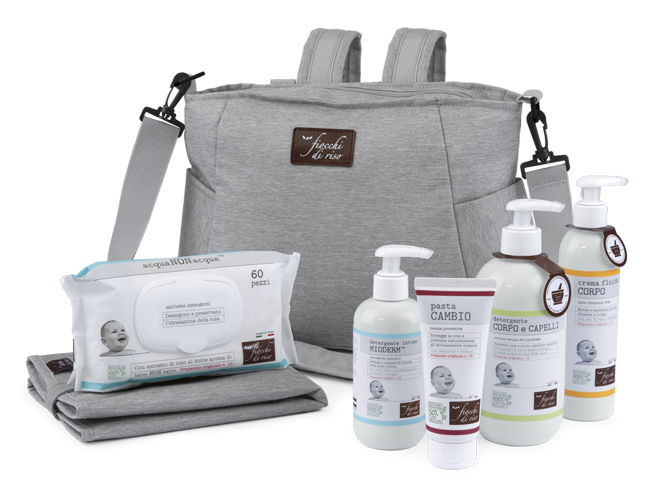 FIOCCHI DI RISO COFANETTO BORSA-ZAINO FASCIATOIO - Parafarmacia Mostacciano