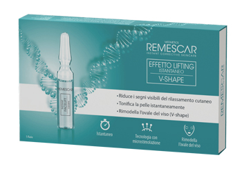 REMESCAR EFFETTO LIFTING ISTANTANEO V-SHAPE 5 FIALE X 2 ML - Parafarmacia Mostacciano
