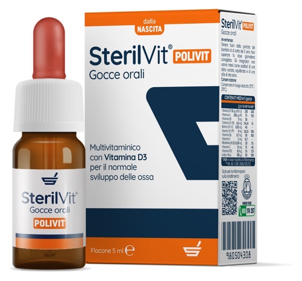 STERILVIT POLIVIT GOCCE 5 ML - Parafarmacia Mostacciano