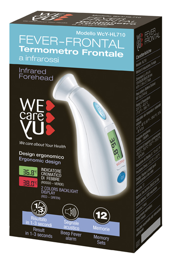 TERMOMETRO FRONTALE WECAREYU FEVER FRONTAL 1 PEZZO - Parafarmacia Mostacciano