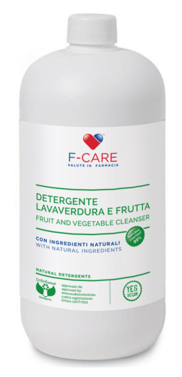 F CARE DETERGENTE VERDURA FRUTTA BIO 1000 ML - Parafarmacia Mostacciano