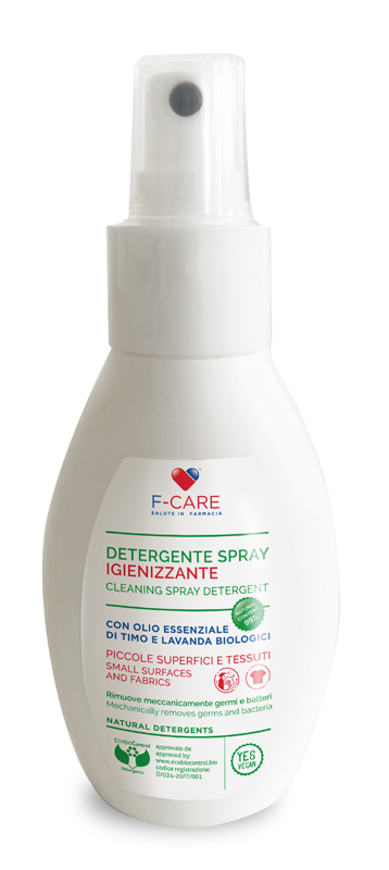 F CARE SPRAY IGIENIZZANTE BIO 75 ML - Parafarmacia Mostacciano