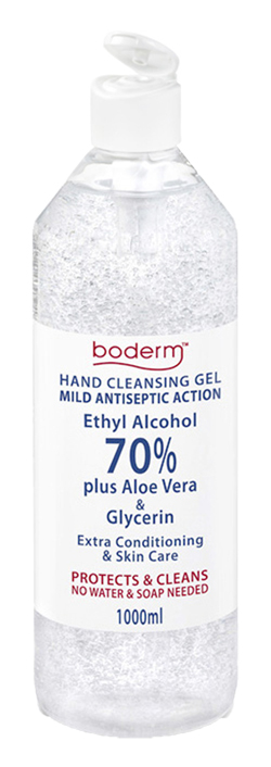 BODERM HAND CLEANSING GEL 70% 1 LITRO - Parafarmacia Mostacciano