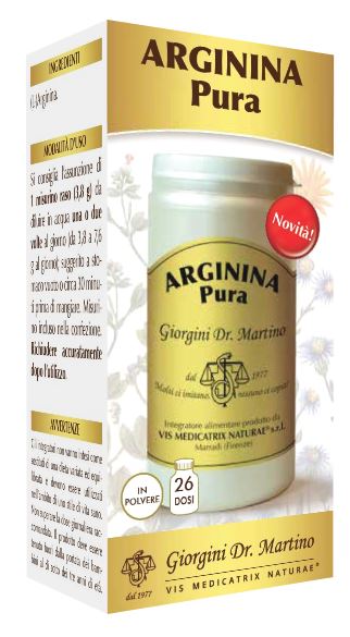 ARGININA PURA POLVERE SOLUBILE 100 G - Parafarmacia Mostacciano