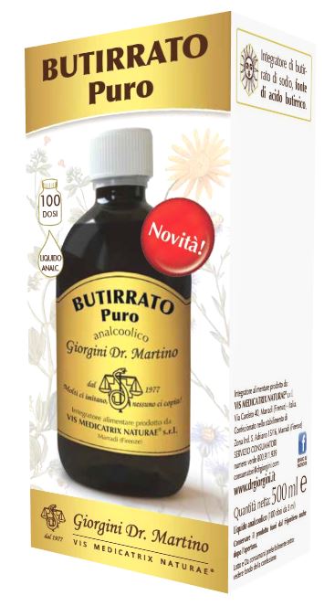 BUTIRRATO PURO LIQUIDO ANALCOLICO 500 ML - Parafarmacia Mostacciano