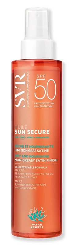 SUN SECURE HUILE SECHE SPF50+ NUOVA FORMULA 200 ML - Parafarmacia Mostacciano