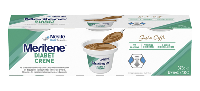 MERITENE DIABET CREME CAFFE' 3 X 125 G - Parafarmacia Mostacciano
