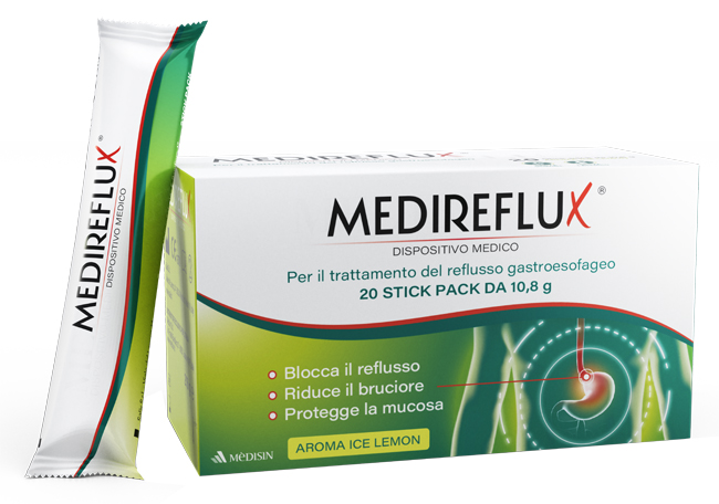 MEDIREFLUX 20 STICK DM - Parafarmacia Mostacciano