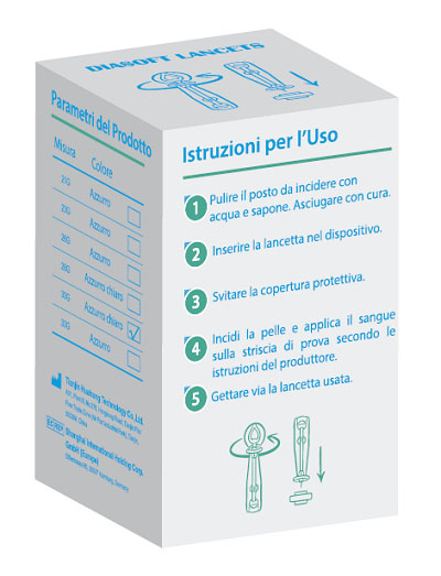 LANCETTE PUNGIDITO DIASOFT LANCET 25 PEZZI - Parafarmacia Mostacciano