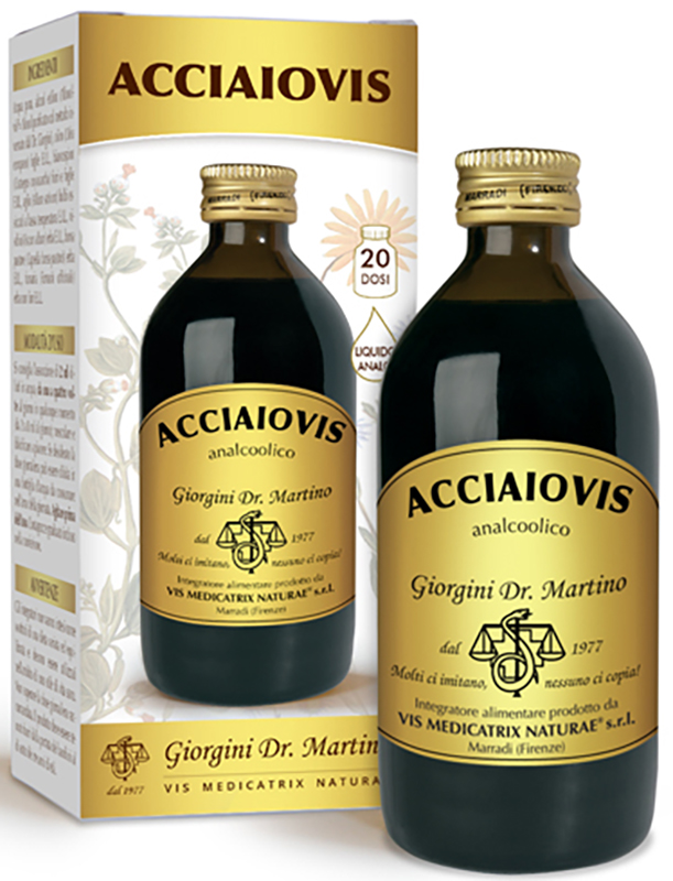 ACCIAIOVIS 200 ML LIQUIDO ANALCOLICO - Parafarmacia Mostacciano