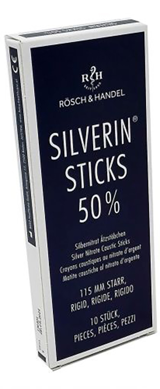 SILVERIN STICKS 50% MATITA CAUSTICA AL NITRATO D'ARGENTO RIGIDO 115MM - Parafarmacia Mostacciano