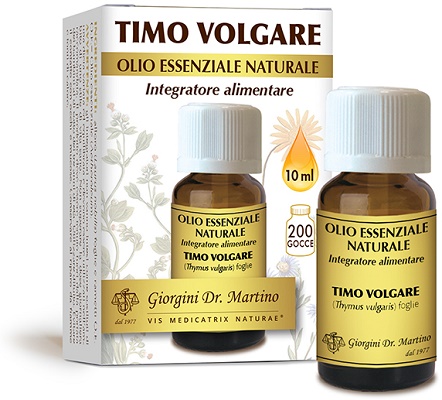 TIMO VOLGARE OLIO ESSENZIALE NATURALE 10 ML - Parafarmacia Mostacciano