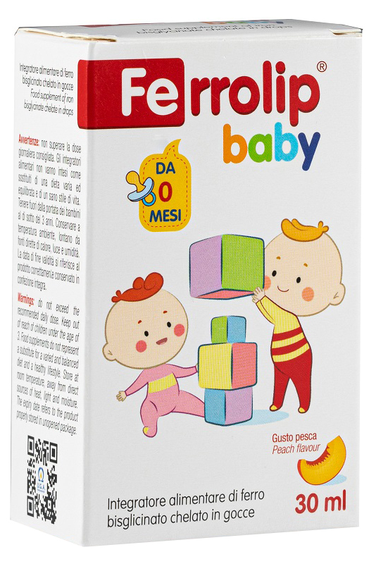 FERROLIP BABY GOCCE 30 ML GUSTO PESCA - Parafarmacia Mostacciano