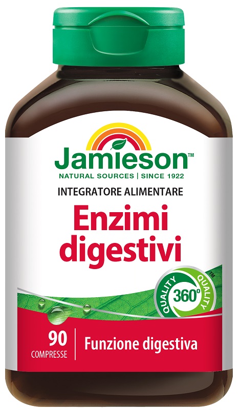 JAMIESON ENZIMI DIGESTIVI 90 COMPRESSE - Parafarmacia Mostacciano